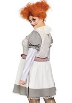 Women's Plus Creepy Clown Costume alt 1