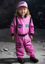 Pink Astronaut Girl's Costume