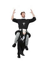 Adult Piggyback Nun Costume Alt 1