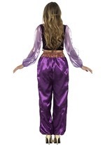 Women's Purple Belly Dancer Costume Alt 1