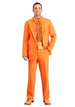 Men's Orange Tuxedo Plus Size Costume alt1