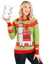 Adult Christmas Llama Ugly Sweater Alt 4