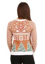 Women's Gingerbread House Ugly Christmas Sweater Alt 6