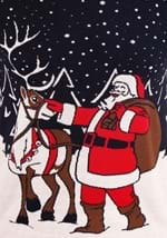 Adult Santa & Reindeer Ugly Christmas Sweater Alt 6