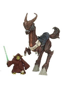Saga Legends Yoda and Kybuck Action Figures