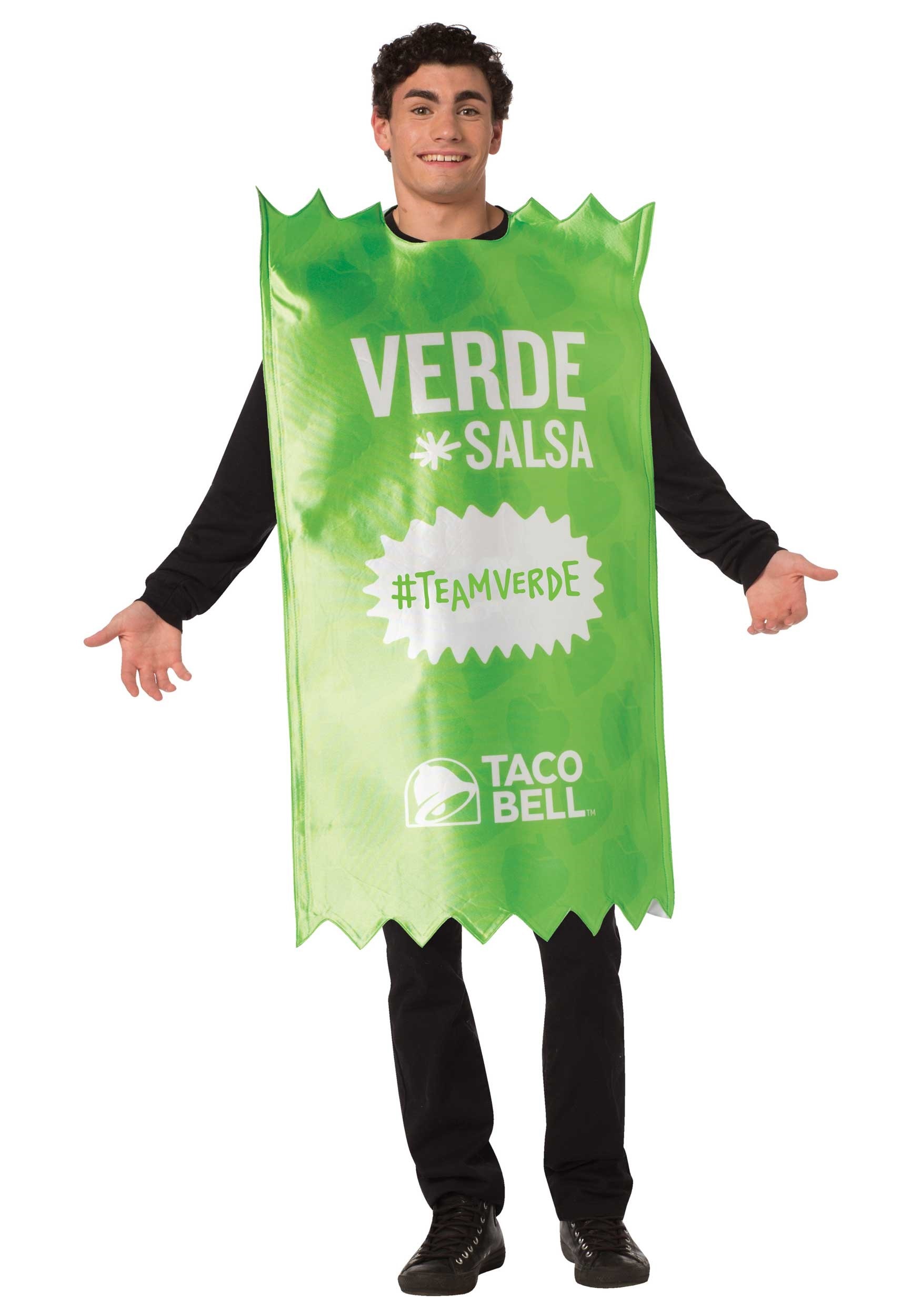 Taco Bell Verde Sauce Packet Costume for Adults