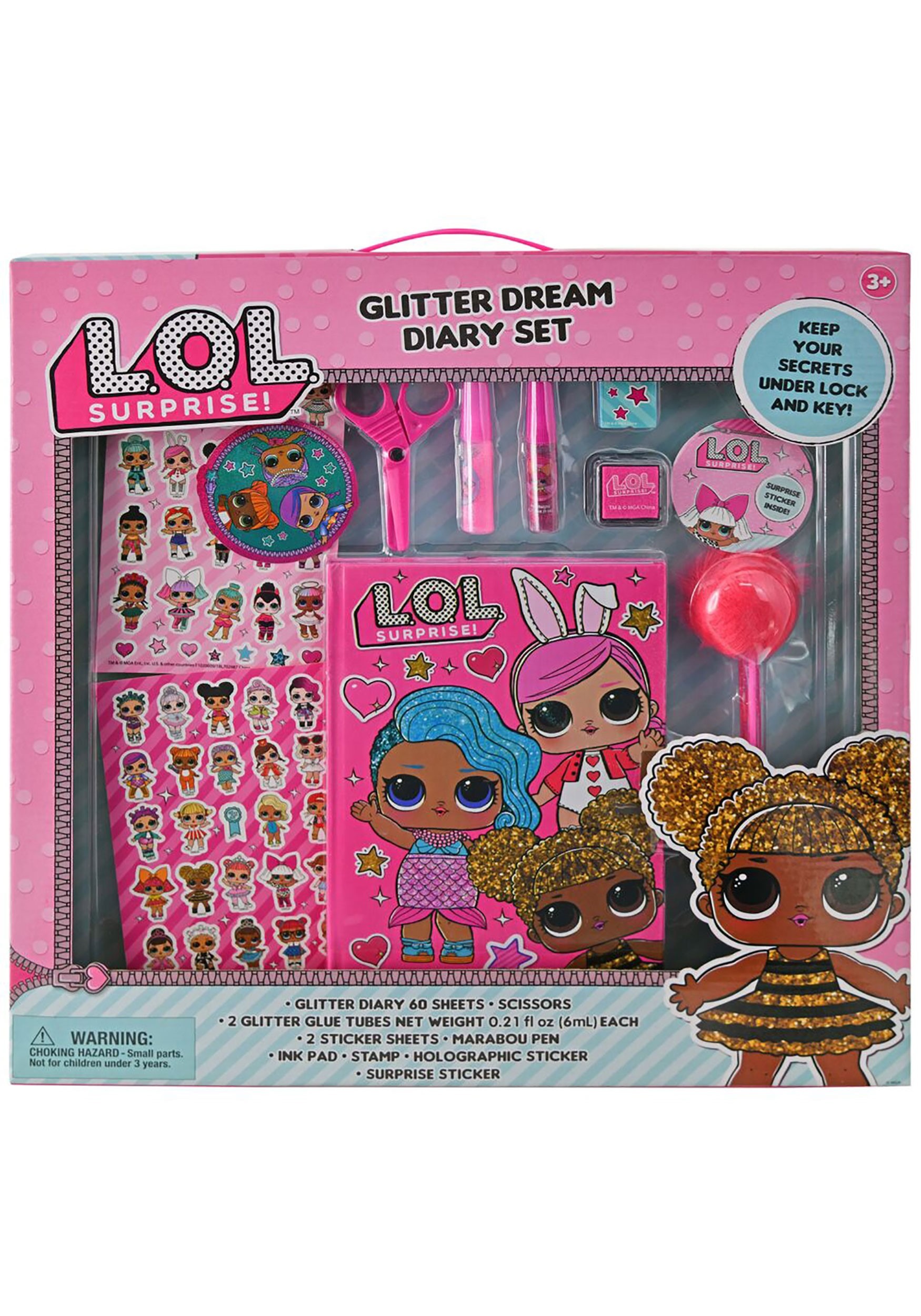 LOL! Surprise Glitter Dream Diary Set for Kids