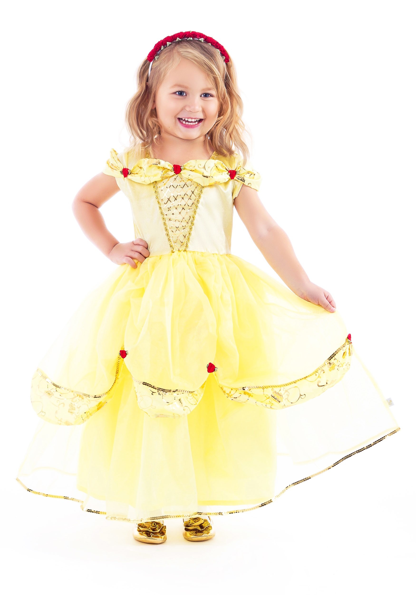 Girls Yellow Beauty Costume