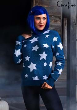 Adult Coraline Blue Star Sweater Costume