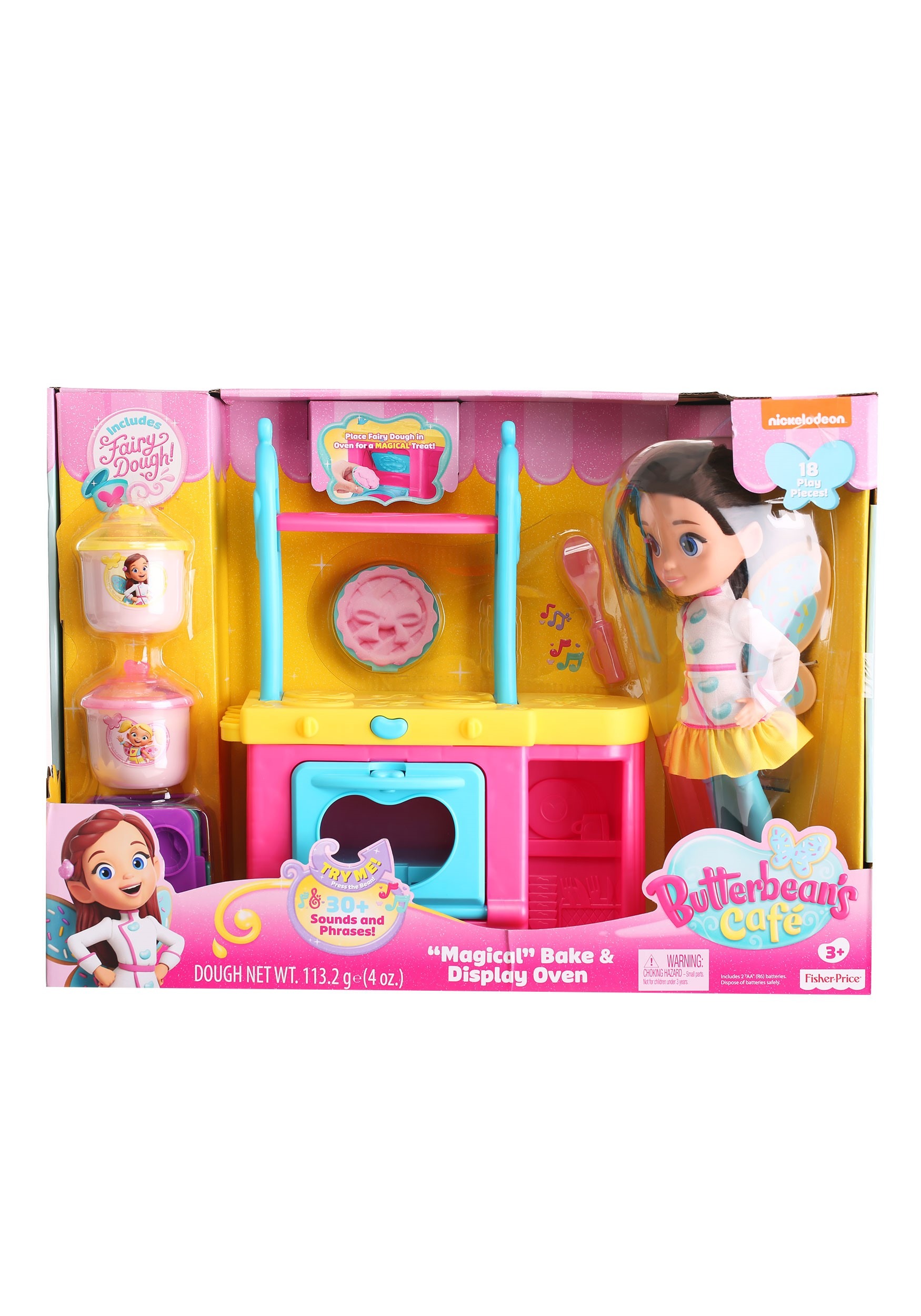 Butterbean's Cafe Magic Dough Oven & Doll for Girl's
