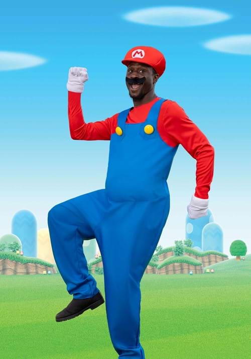 The Super Mario Brothers Mens Mario Deluxe Costume