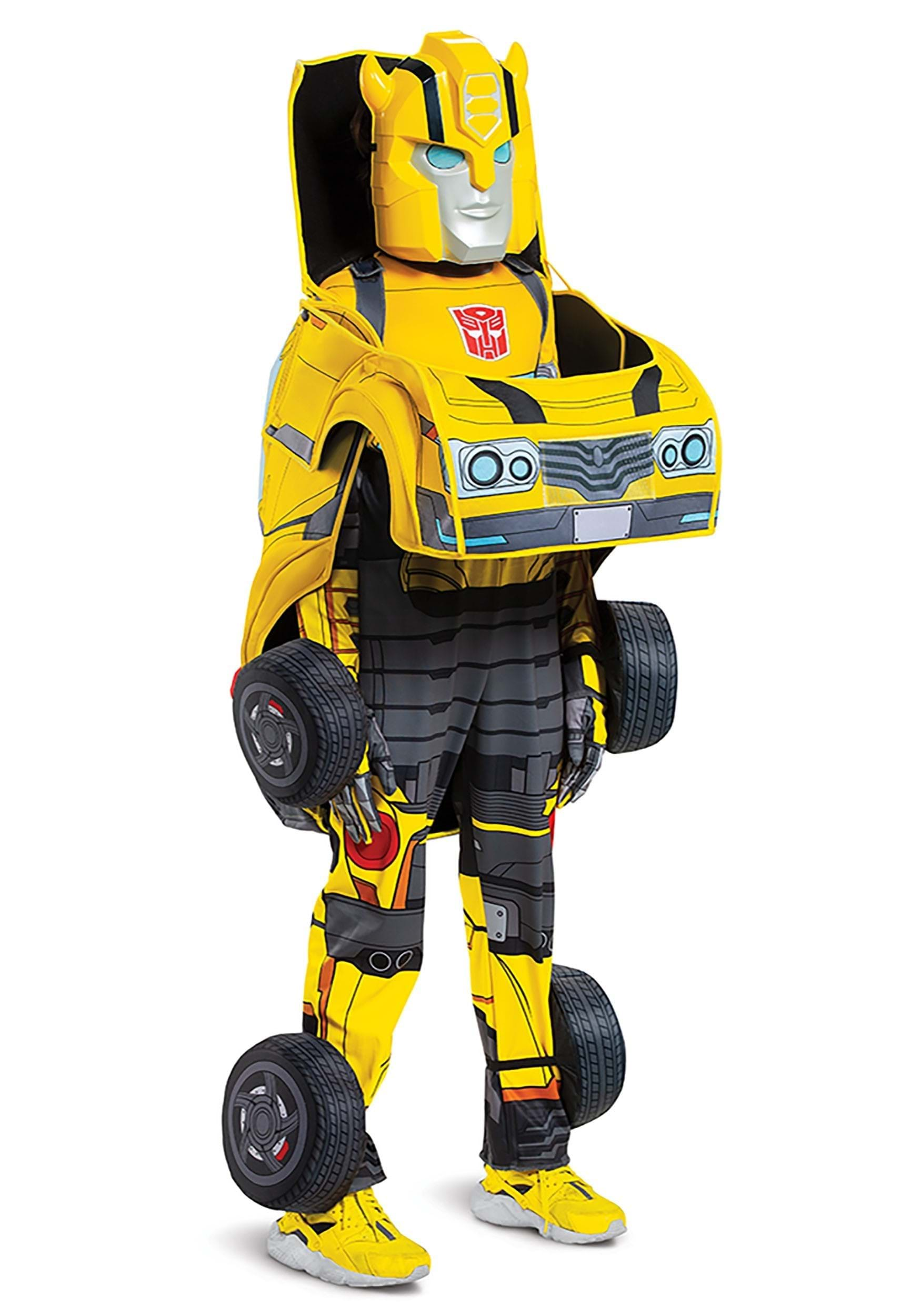 Converting Bumblebee Transformers Costume for Kids