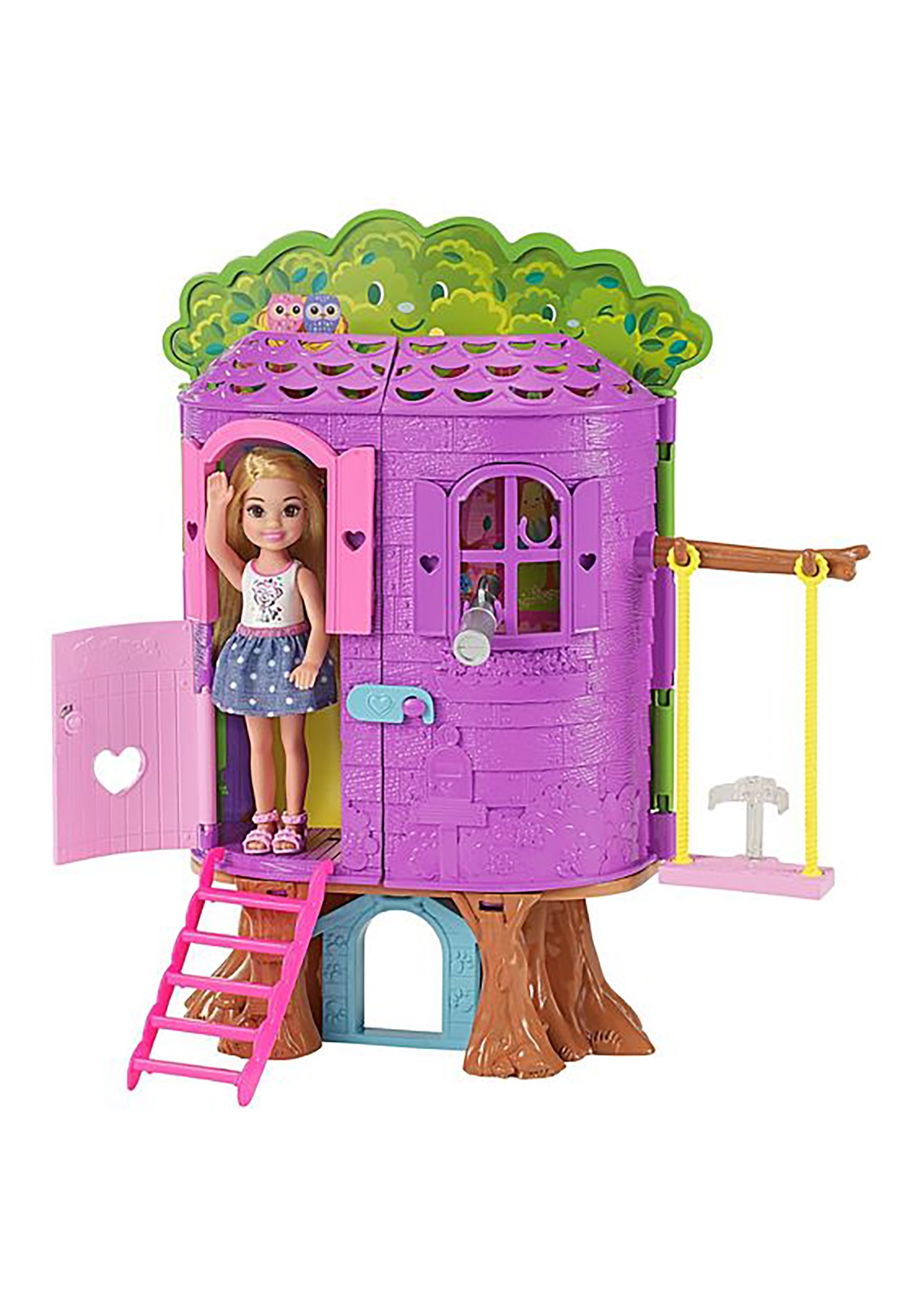 Barbie Club Chelsea Doll & Treehouse Play Set