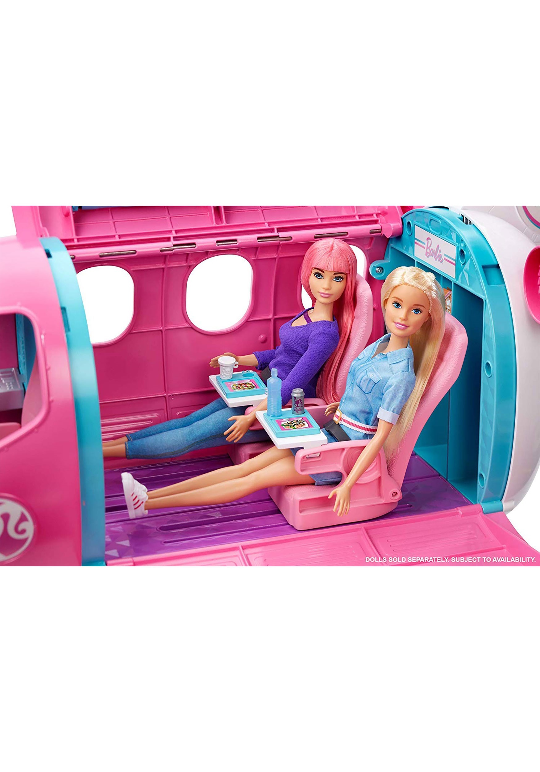 barbie travel plane