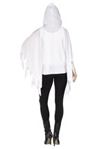 Womens Glitter Ghost Poncho Alt 1