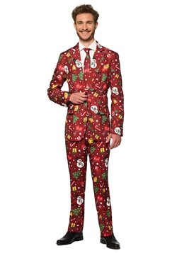 Suitmeister Christmas Red Light Up Men's Suit