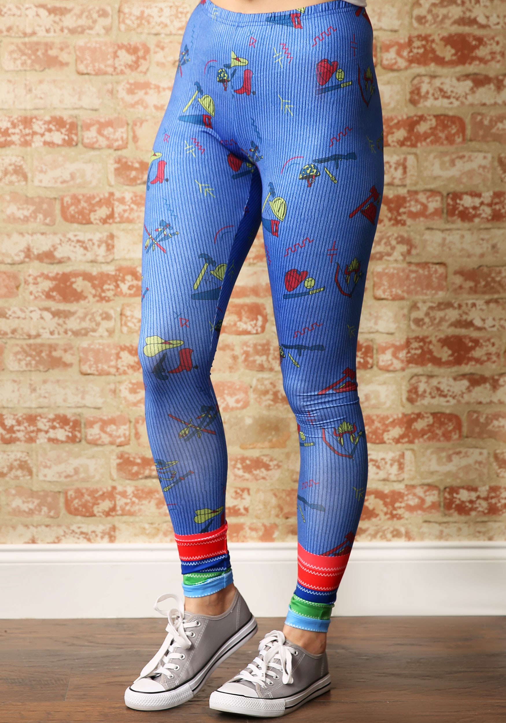 Women's Child's Play Chucky Costume Leggings