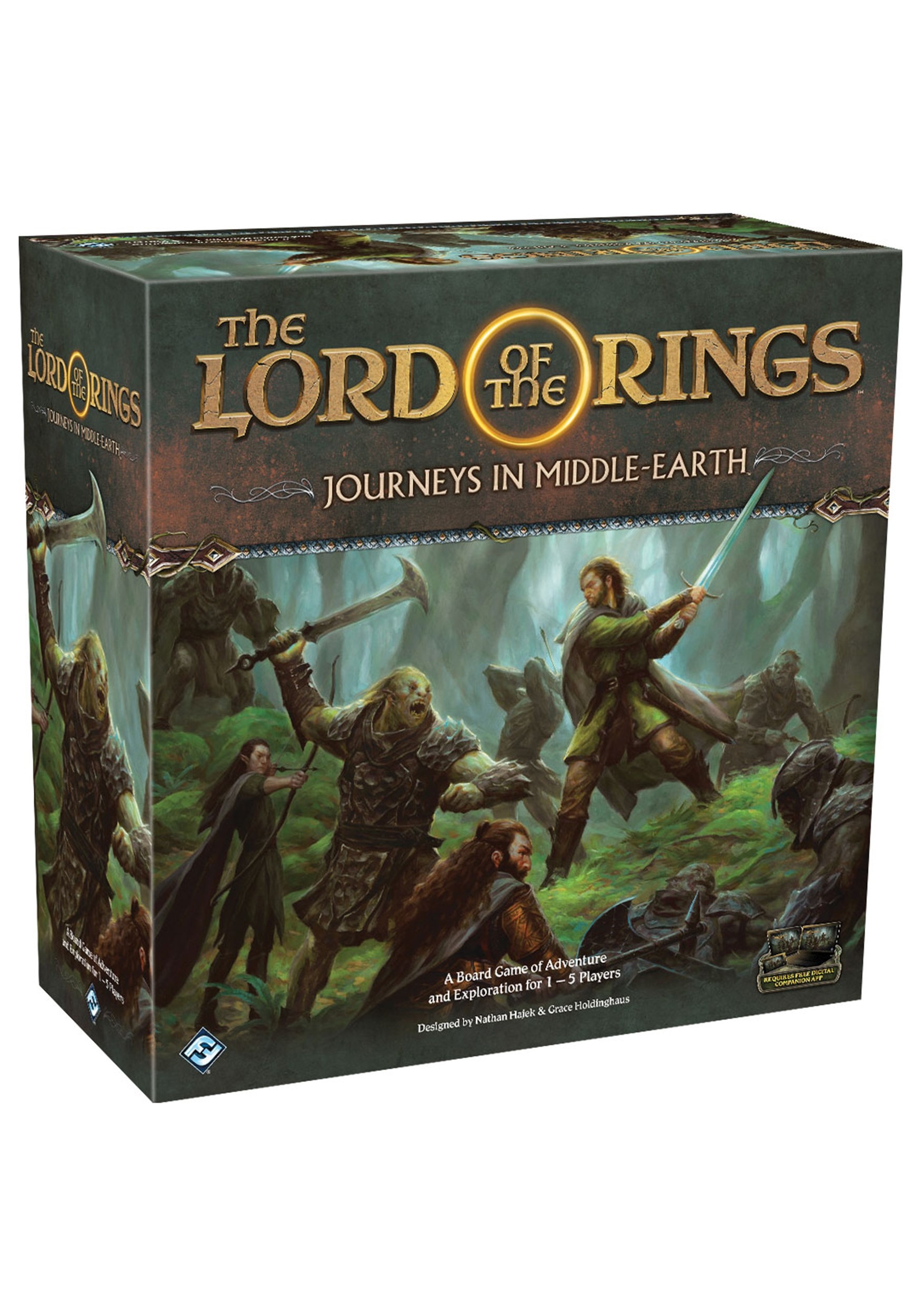 The Lord of the Rings: Journeys in Middle-Earth Board Game 1-5 Players