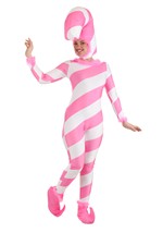 Women's Pink Candy Cane Jumpsuit  Alt 9