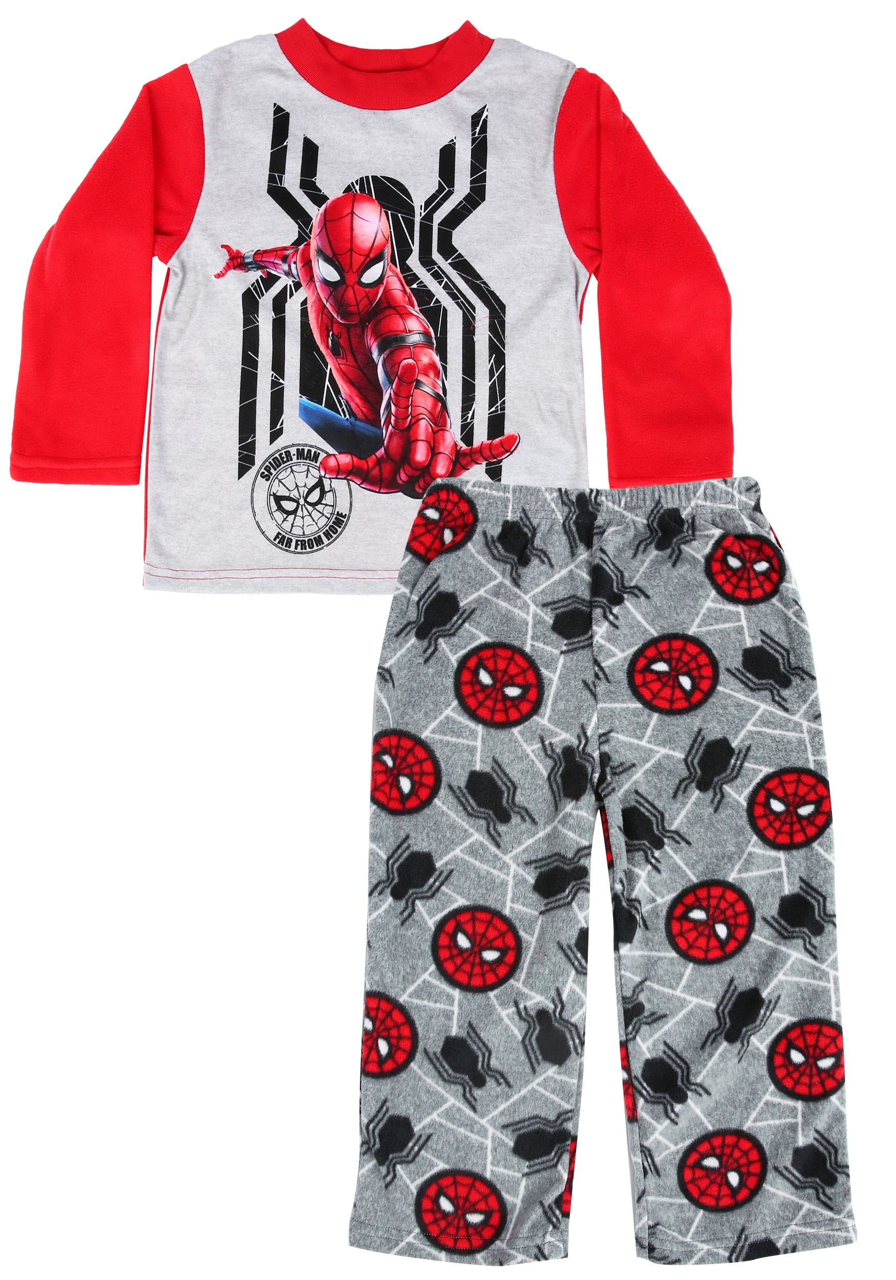 Spider-Man Far From Home Boys Long Sleeve Top and Lounge Pant