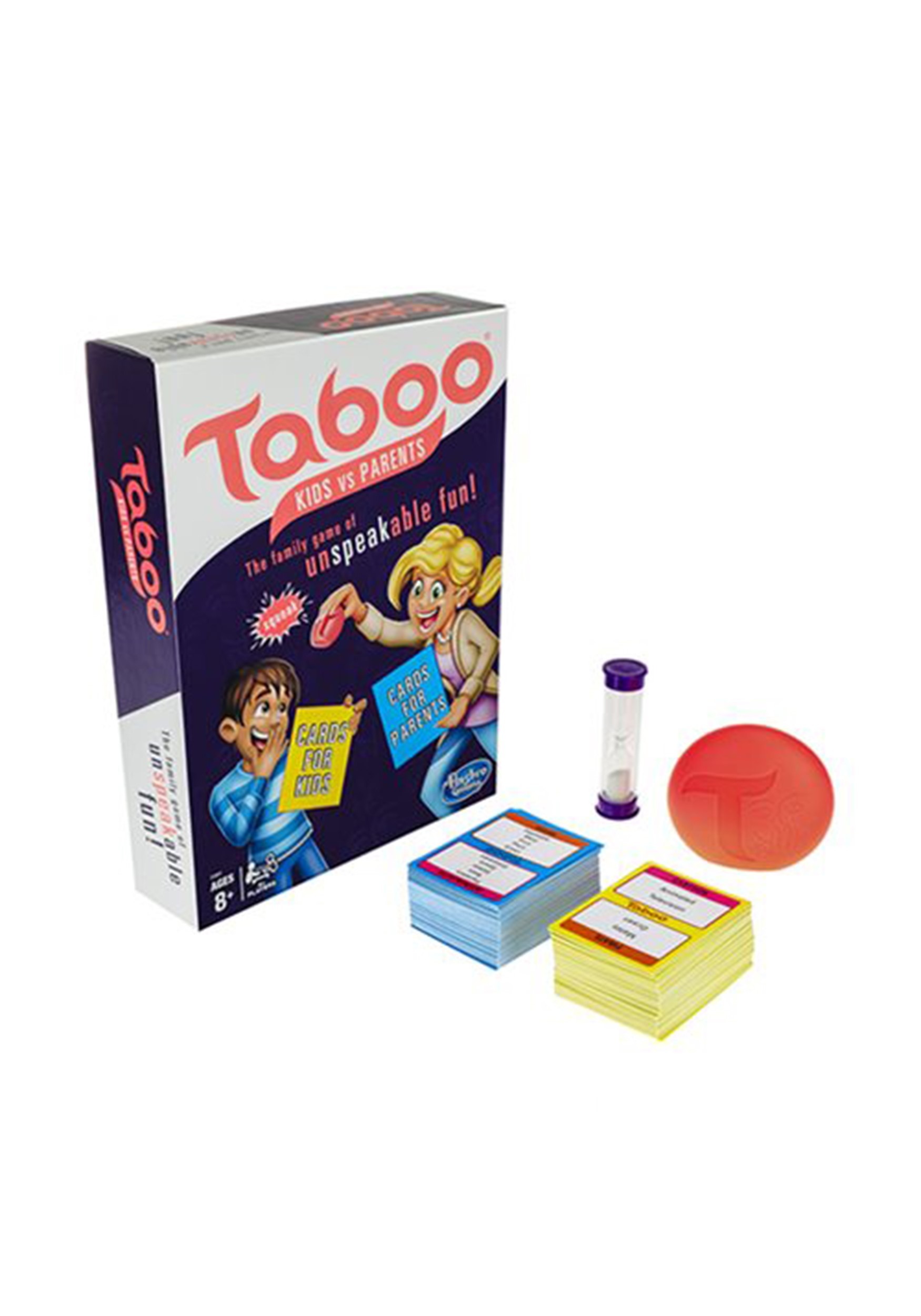 Hasbro Taboo Kids vs Parents Family Board Game