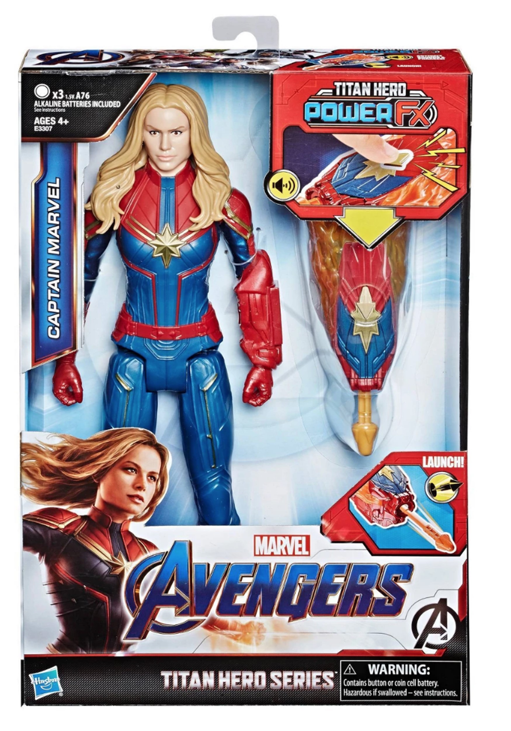 Avengers: Endgame Titan Hero Series Power FX Captain Marvel