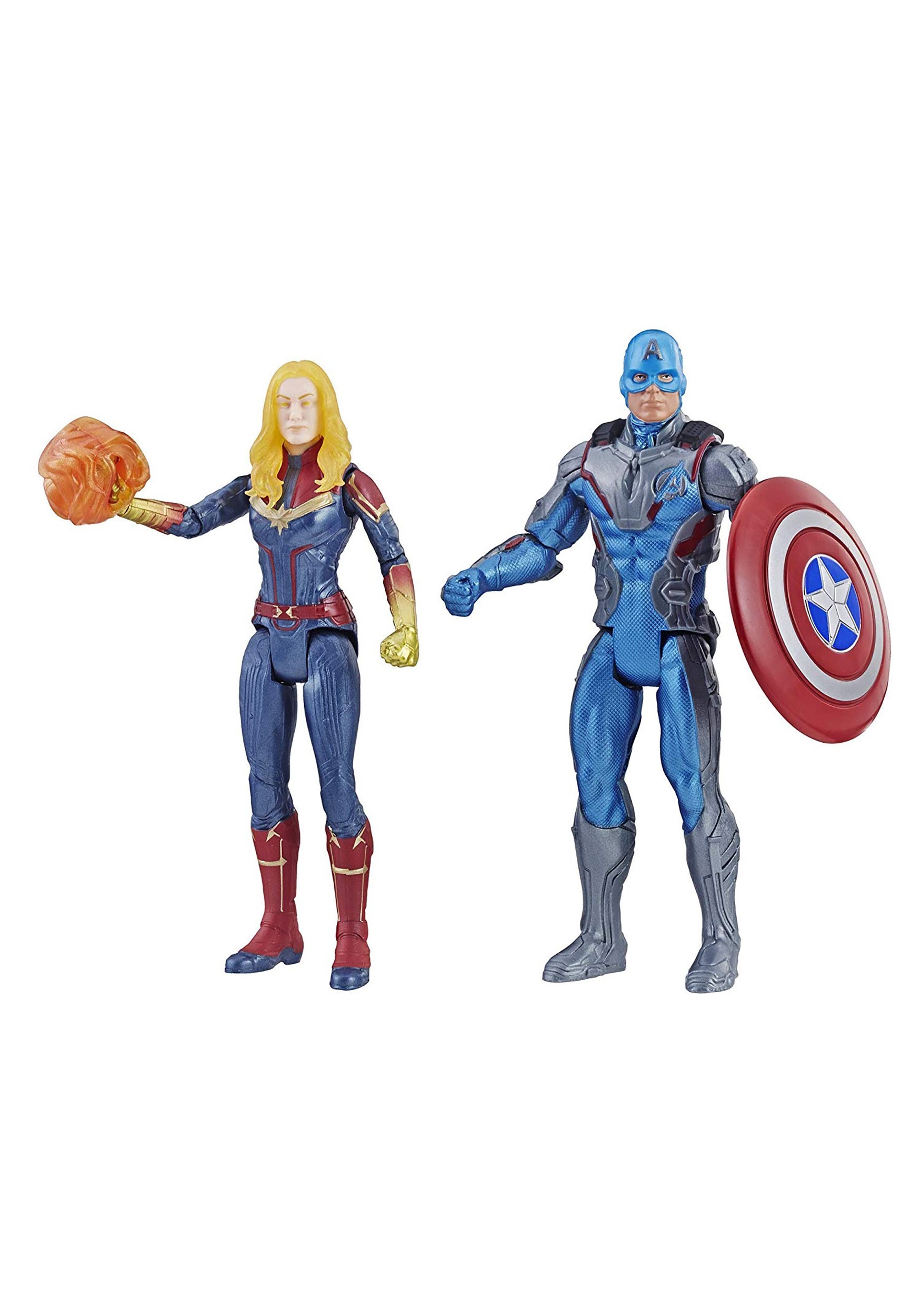Avengers: Endgame Captain America & Captain Marvel Action Figure 2-pack