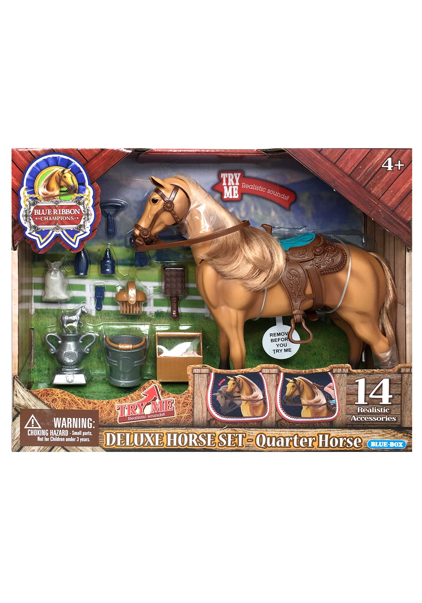 Deluxe Quarter Horse Toy Set