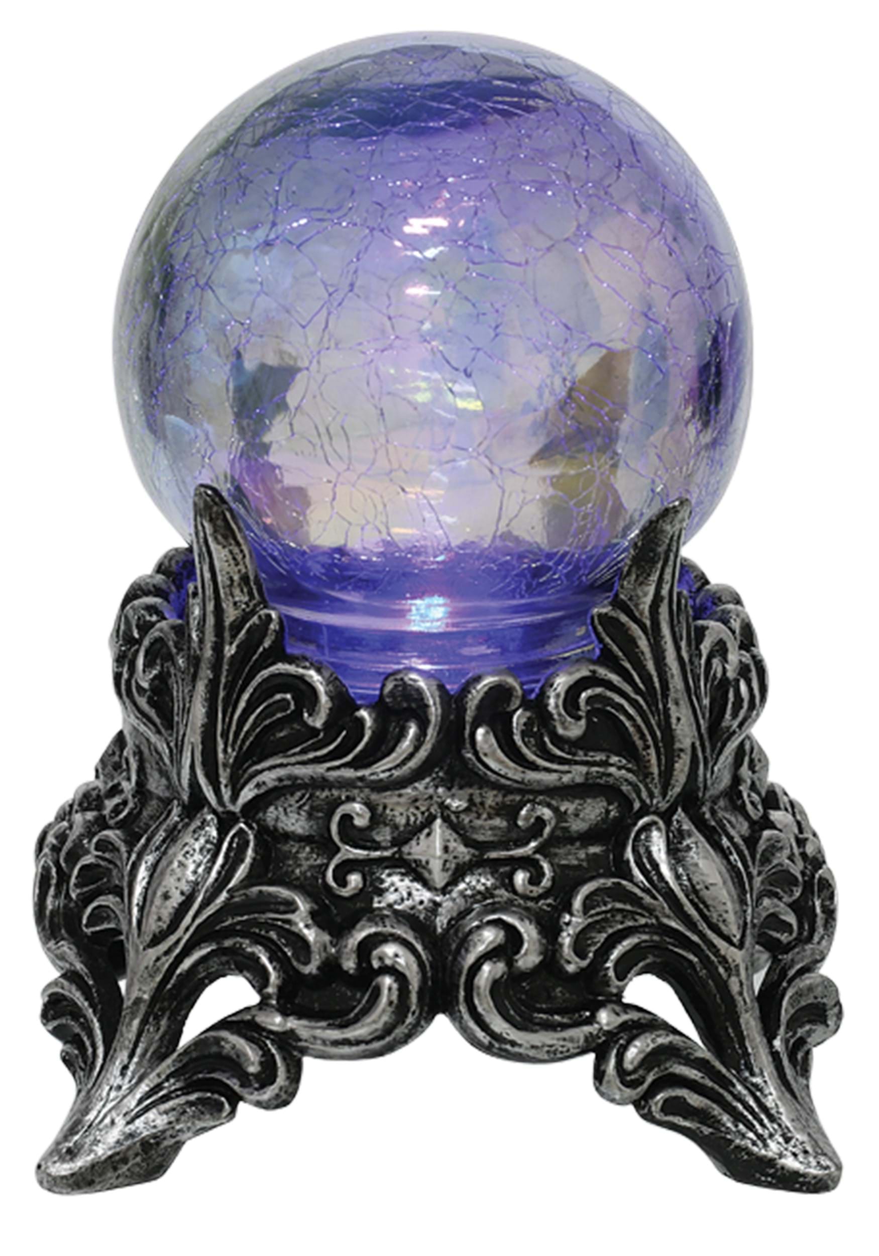 7 Inch Color Changing Crystal Ball Prop , Halloween Prop