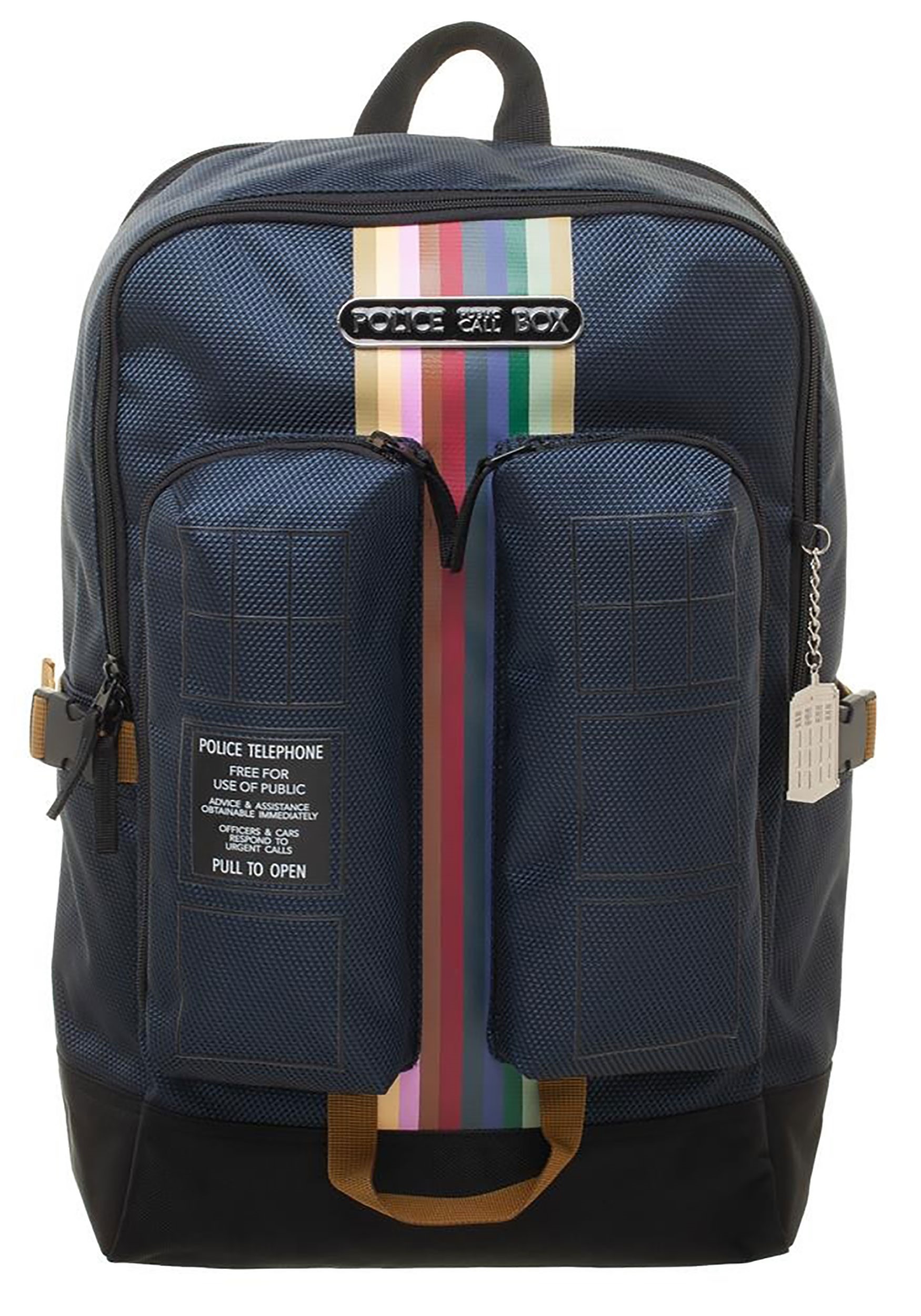 Tardis Doctor Who Double Pocket Backpack