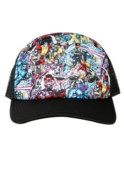 X-Mens 90s Comic Art Trucker Hat