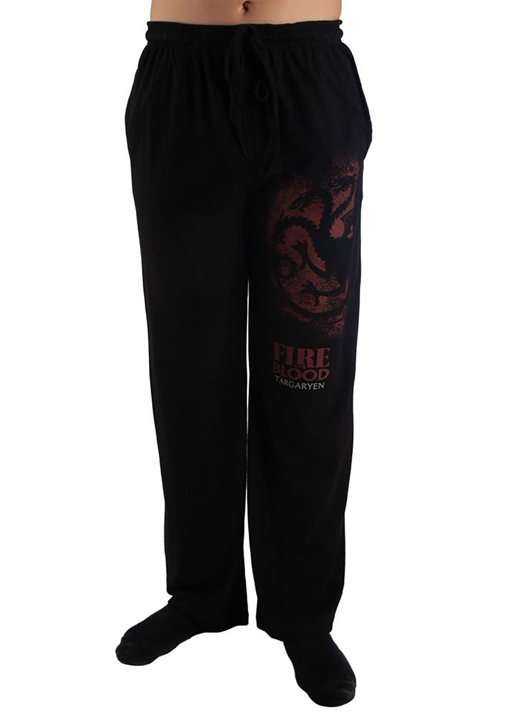 Fire and Blood Sleep Lounge Pants House Targaryen