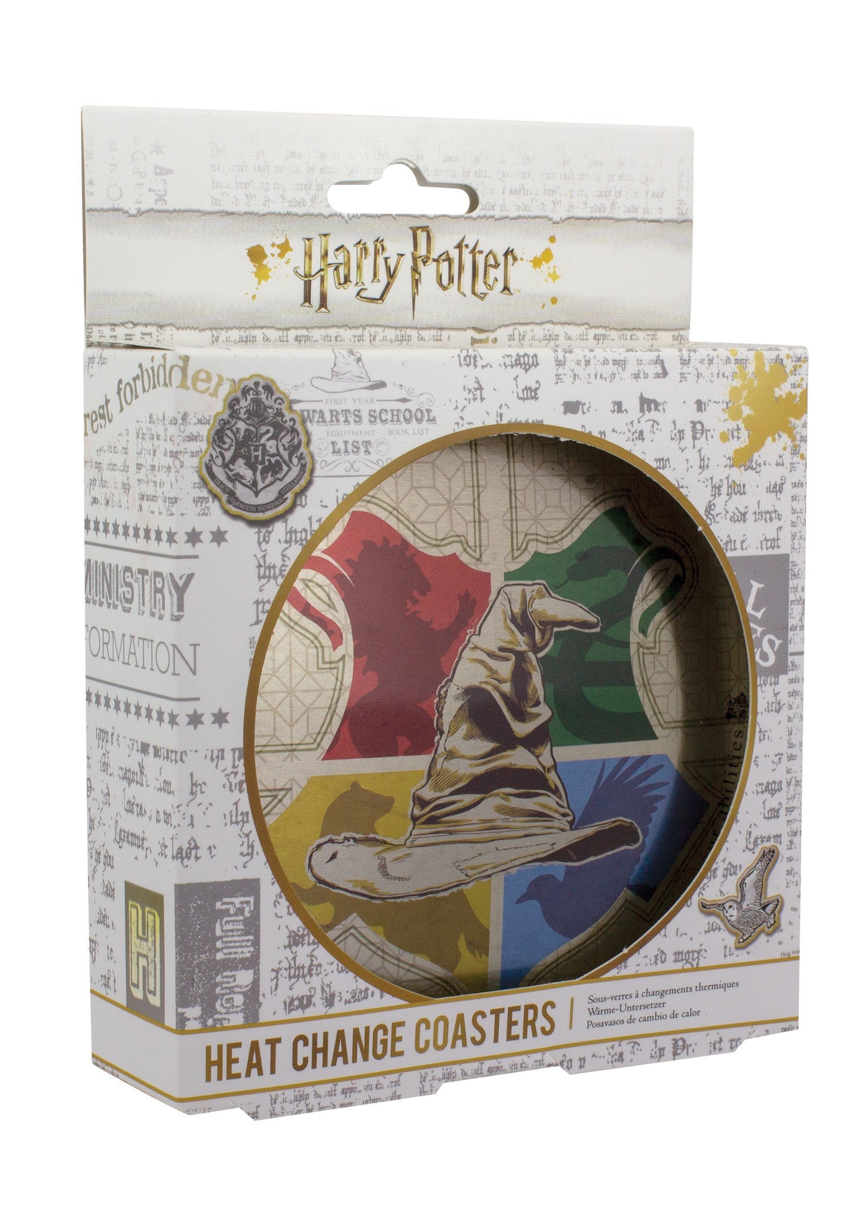 Sorting Hat Harry Potter Heat Change Coasters