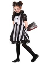 Girls Dark Circus Clown Costume