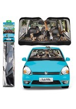 Car Full of Squirrels Auto Sunshade