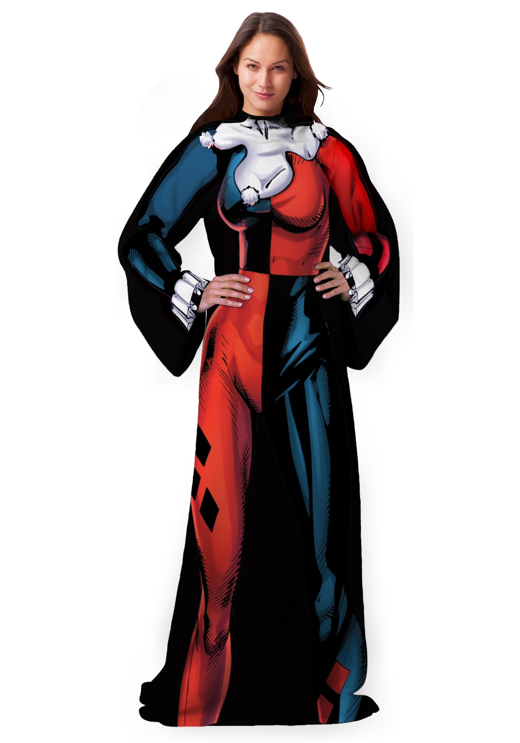 Comfy Adult Harley Quinn Throw