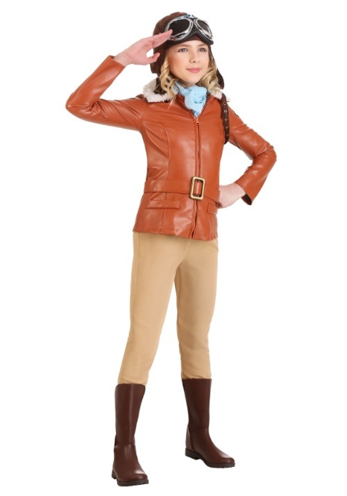 Girl's Amelia Earhart Costume