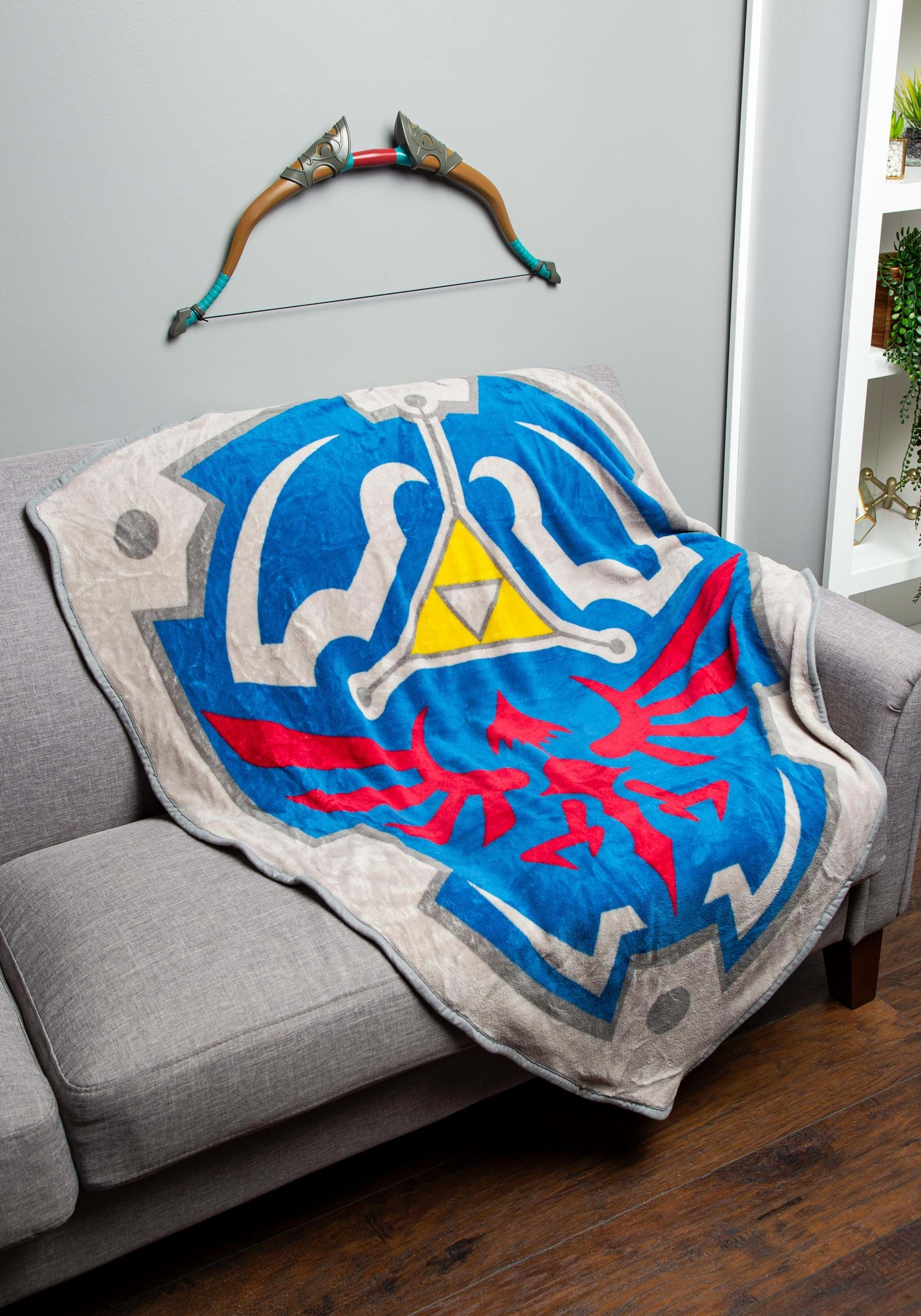 The Zelda Fleece Shield Throw