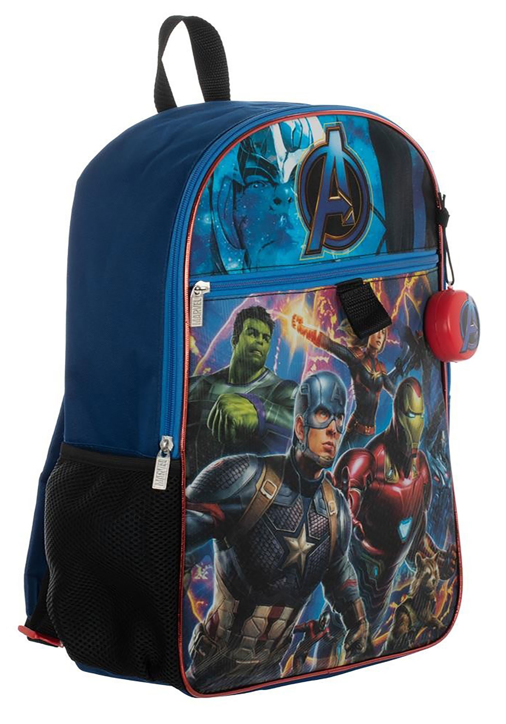 Avengers 5 PC Backpack Set for Kids