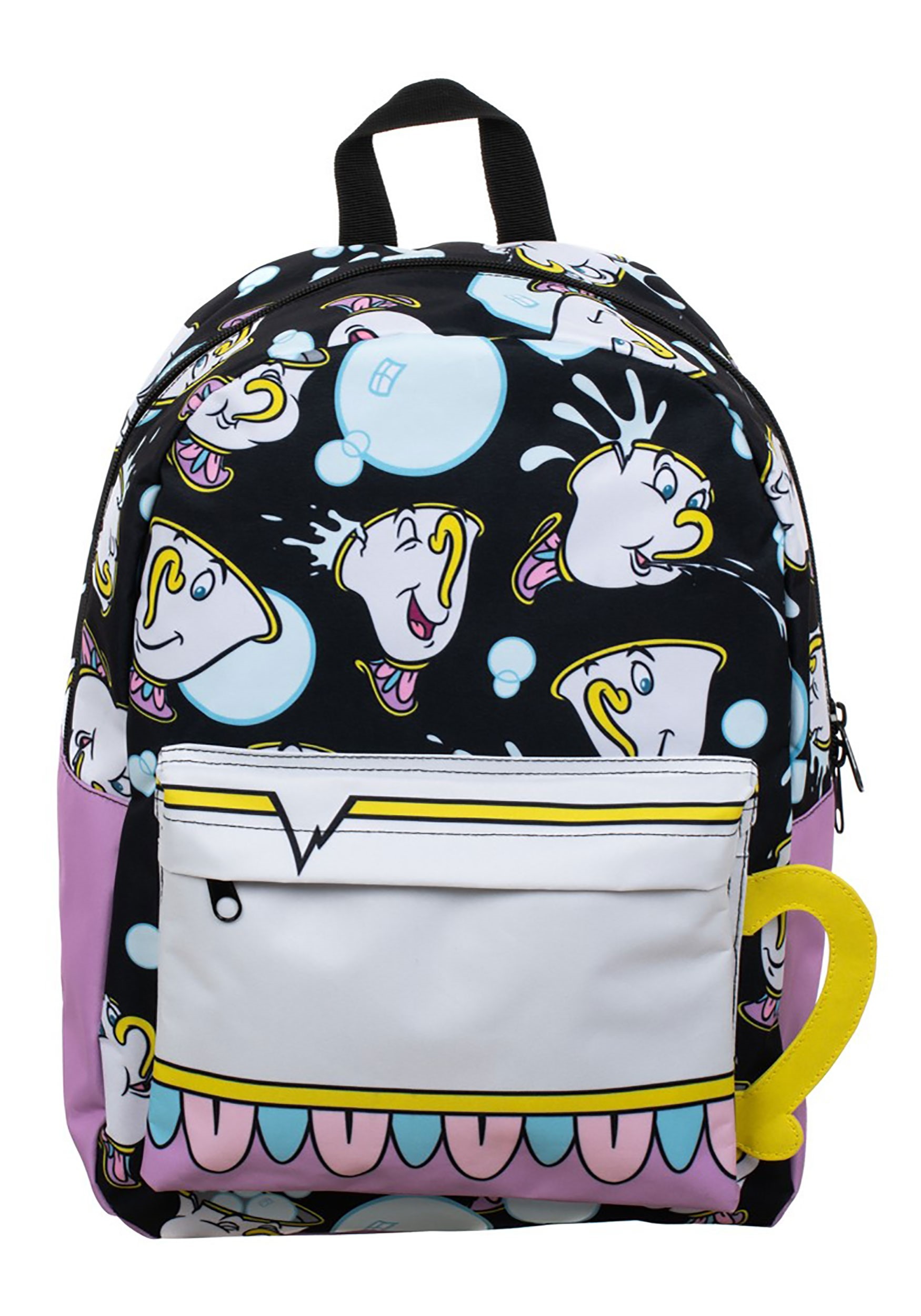 Sublimated Panel Beauty and the Beast Chip Print Backpack