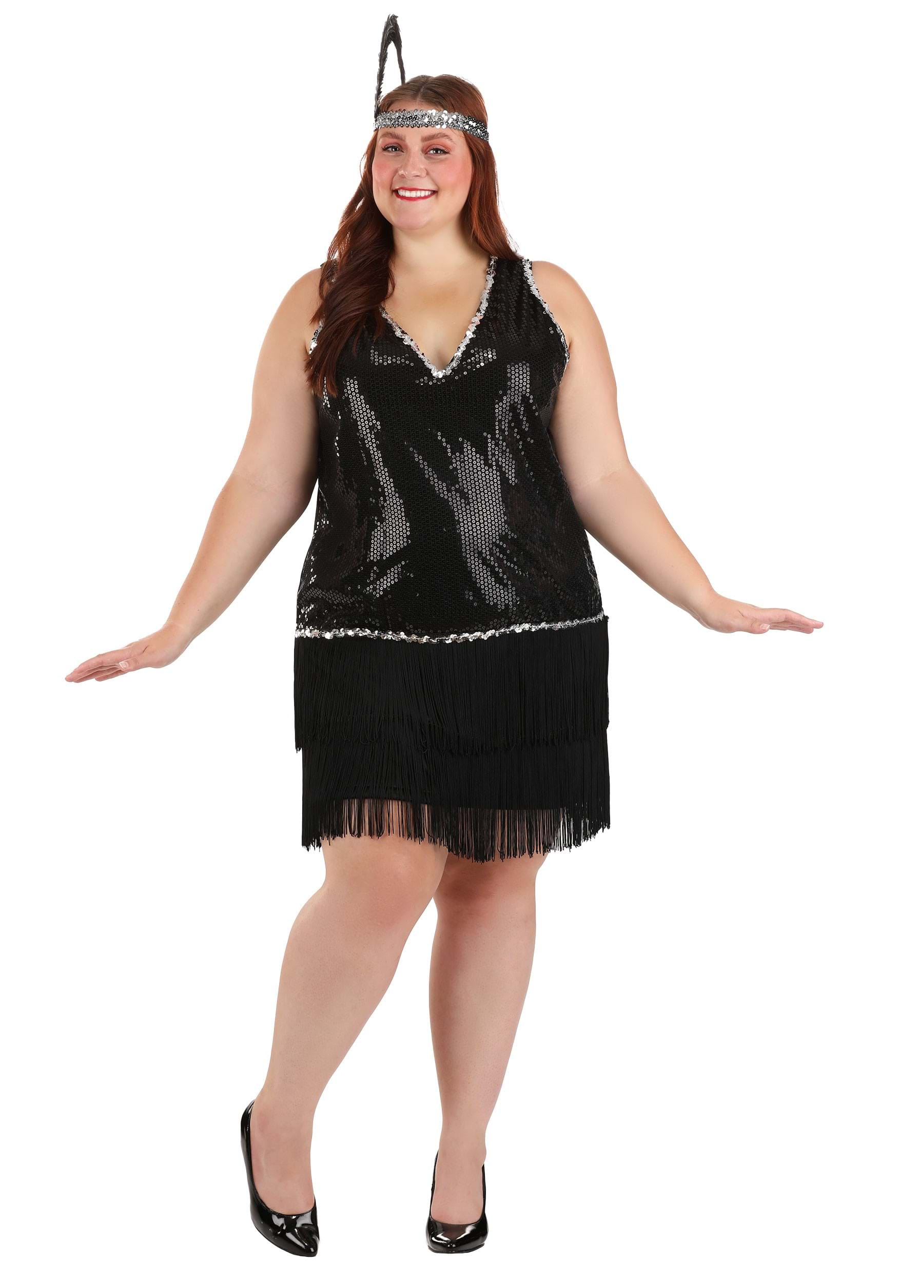 Plus Size Women's Flapper Costume