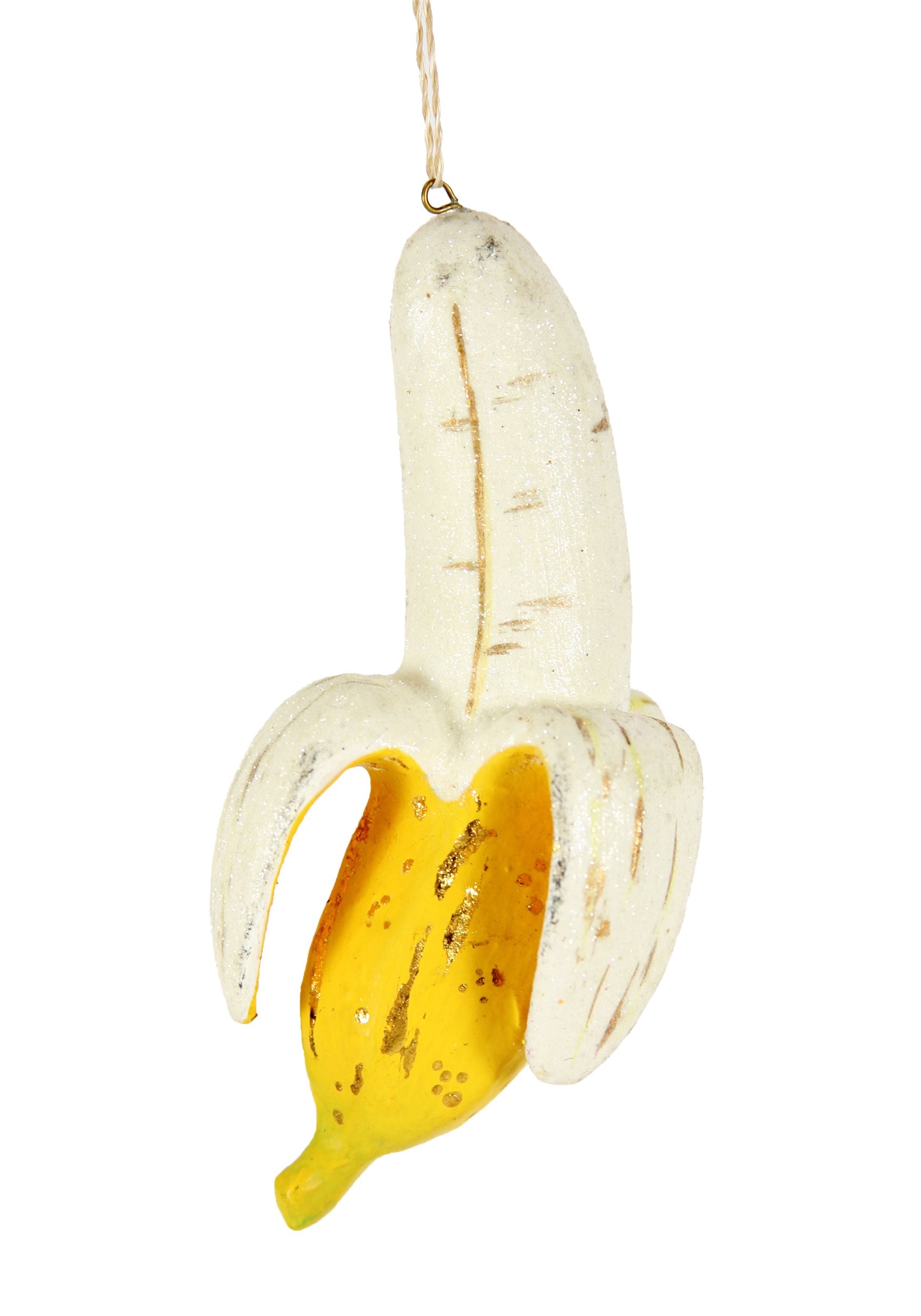 A Peeled Banana Christmas Ornament