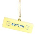 Stick of Butter Glass Christmas Ornament Alt 1