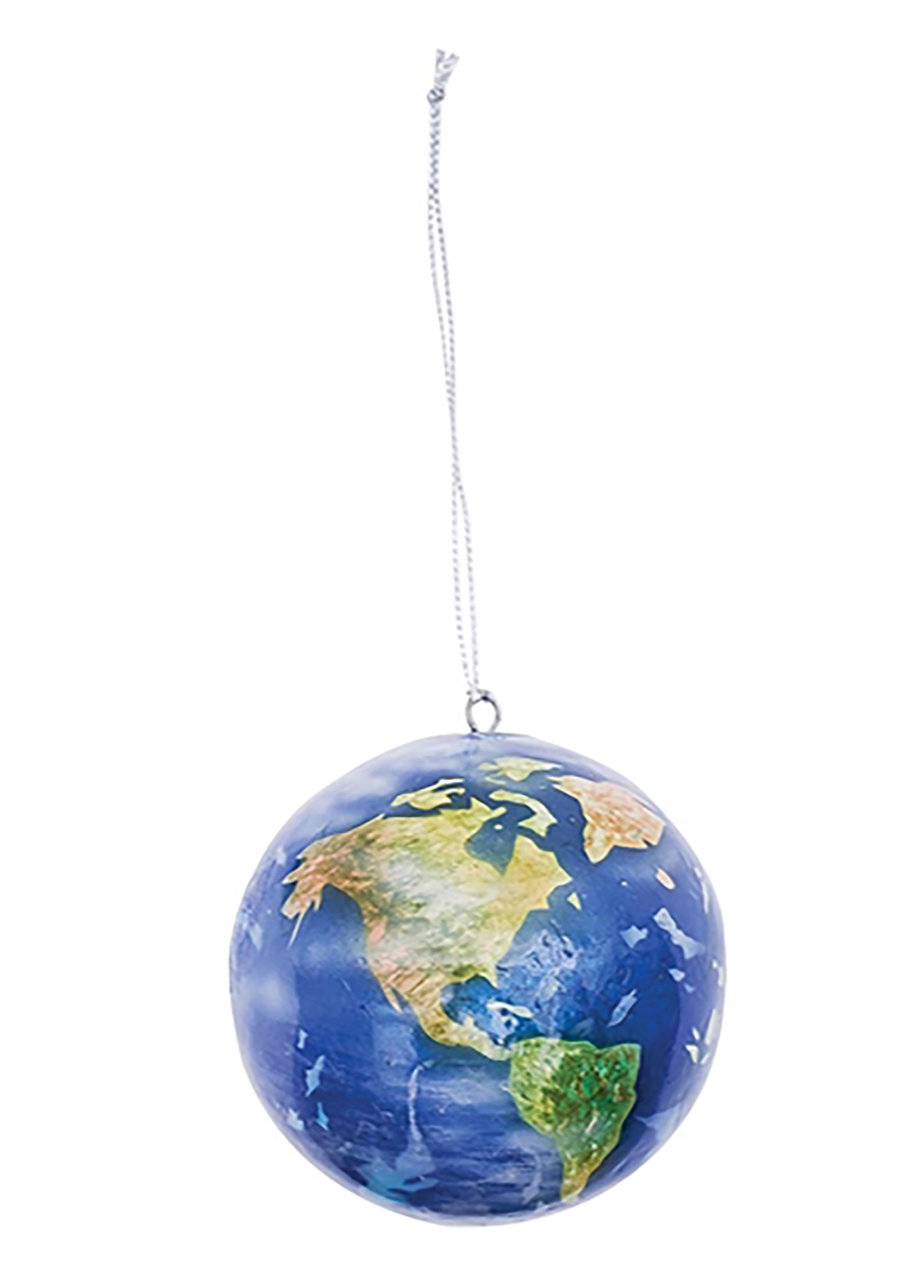 Clever Planet Earth Christmas Ornament
