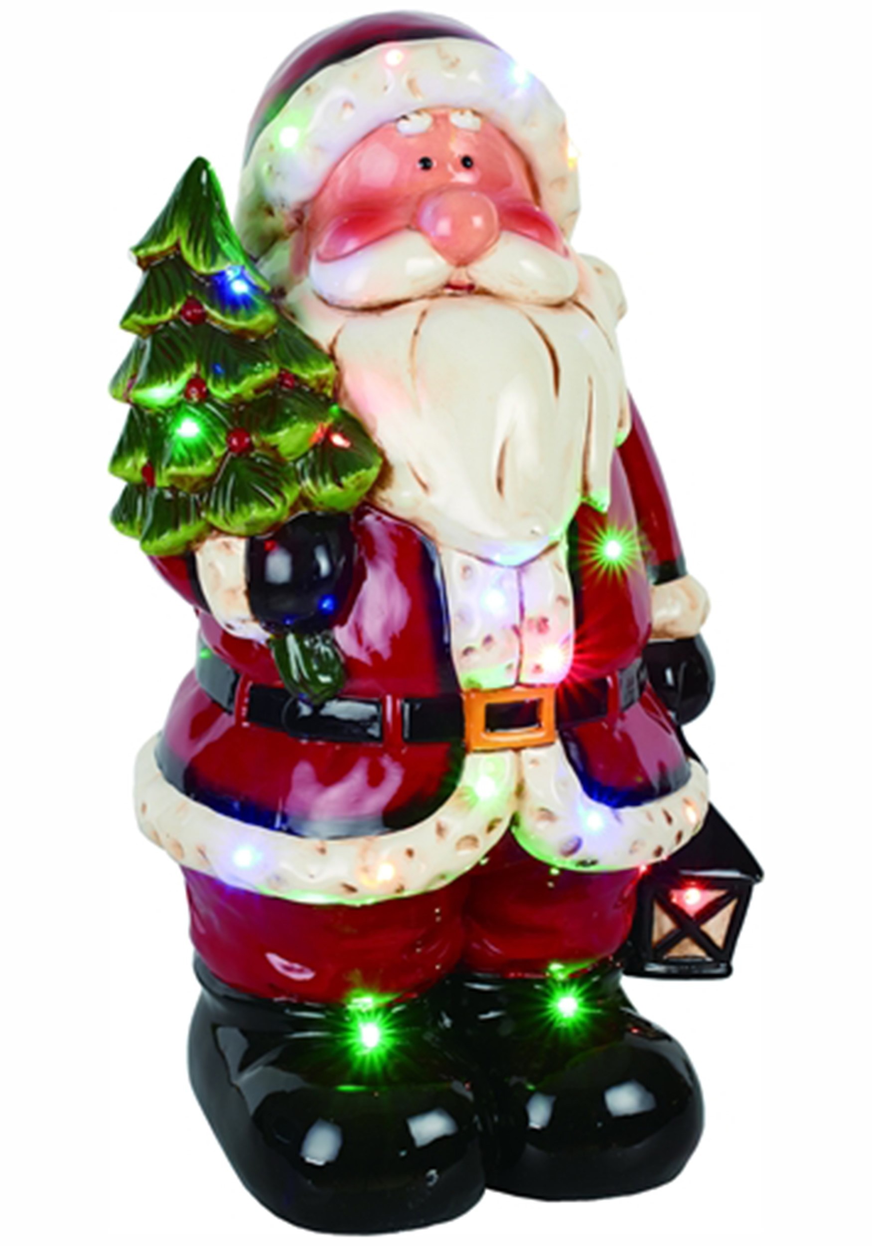 Dolomite 20 Inch LED Light & Music Santa Decoration