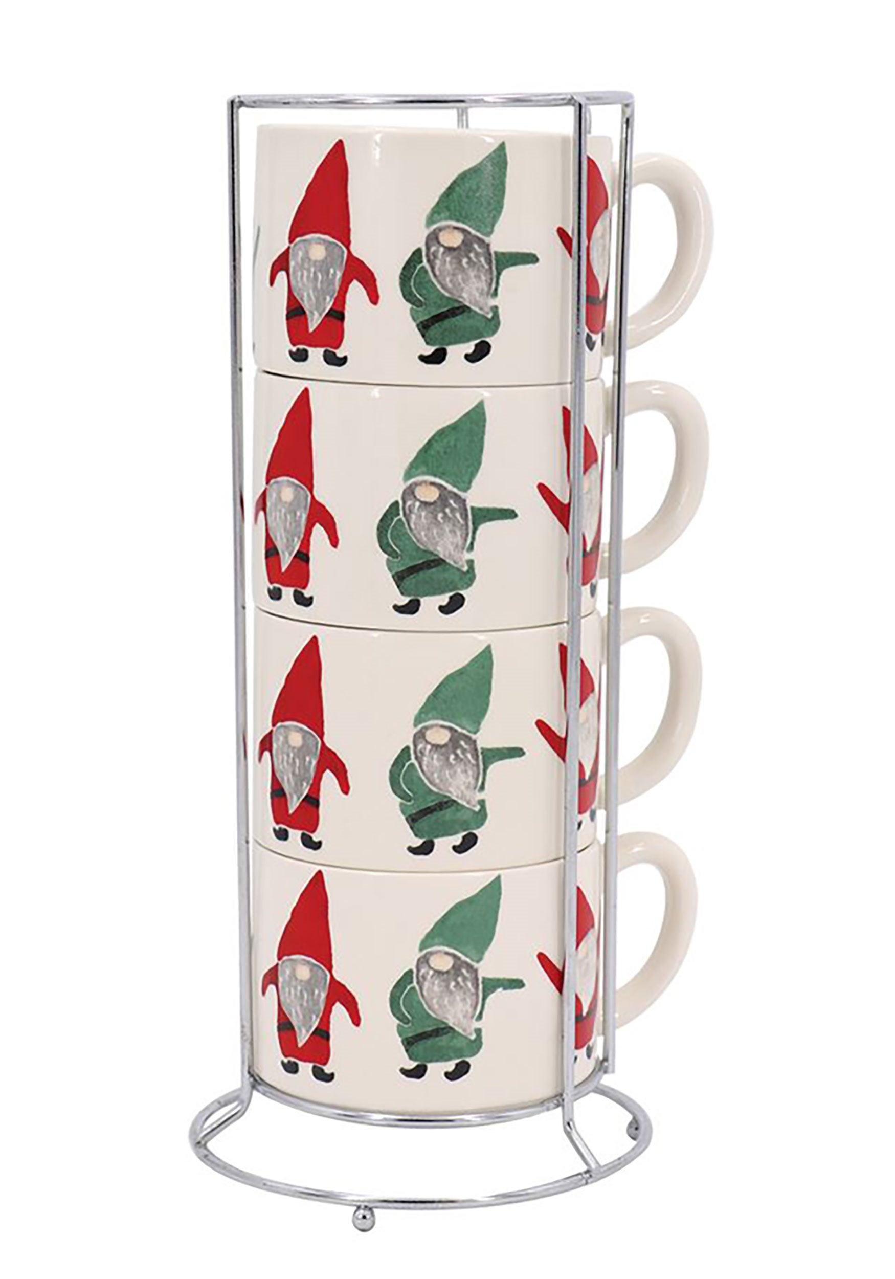 Gnome Set of 4 Stacking Mug Set