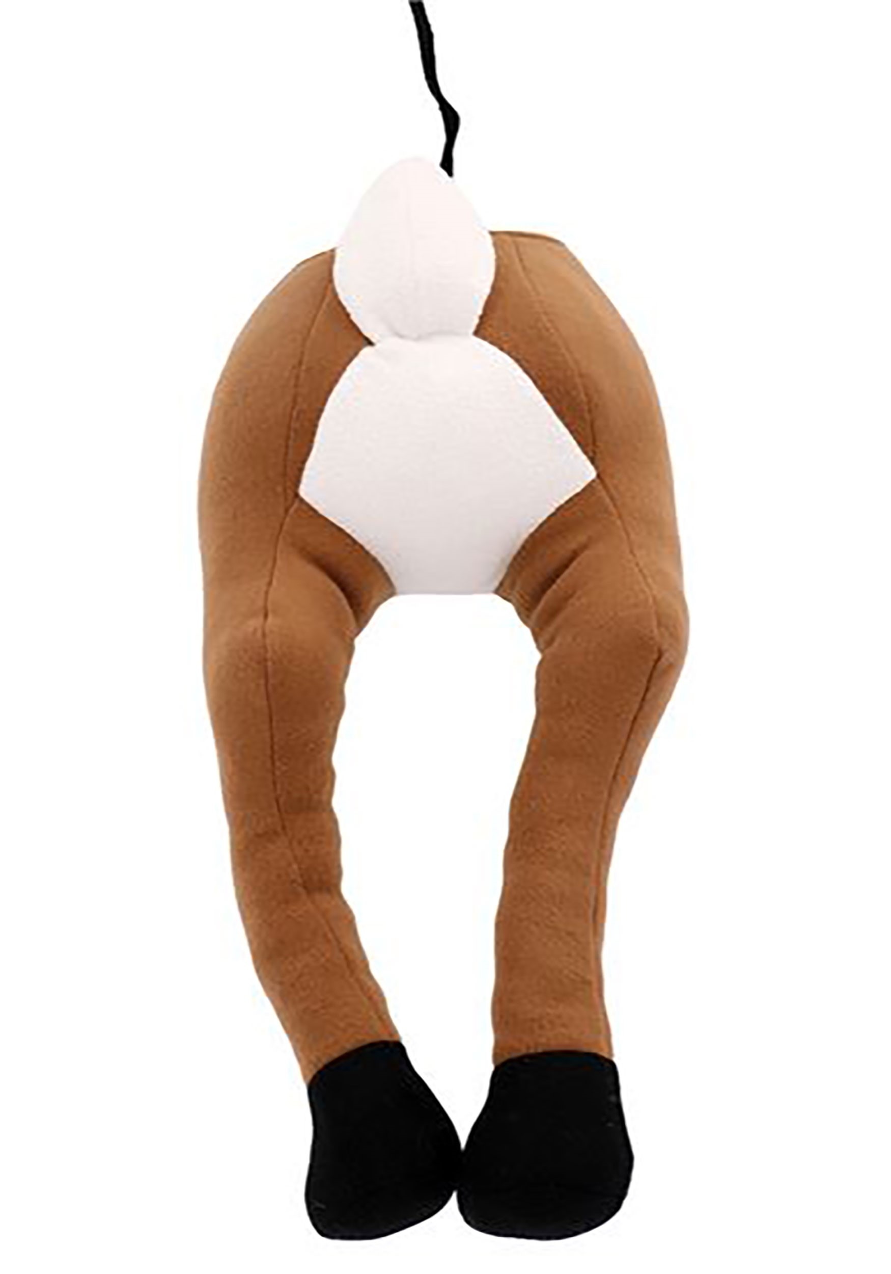Clever White Tailed Reindeer Butt Hanger Christmas Decor