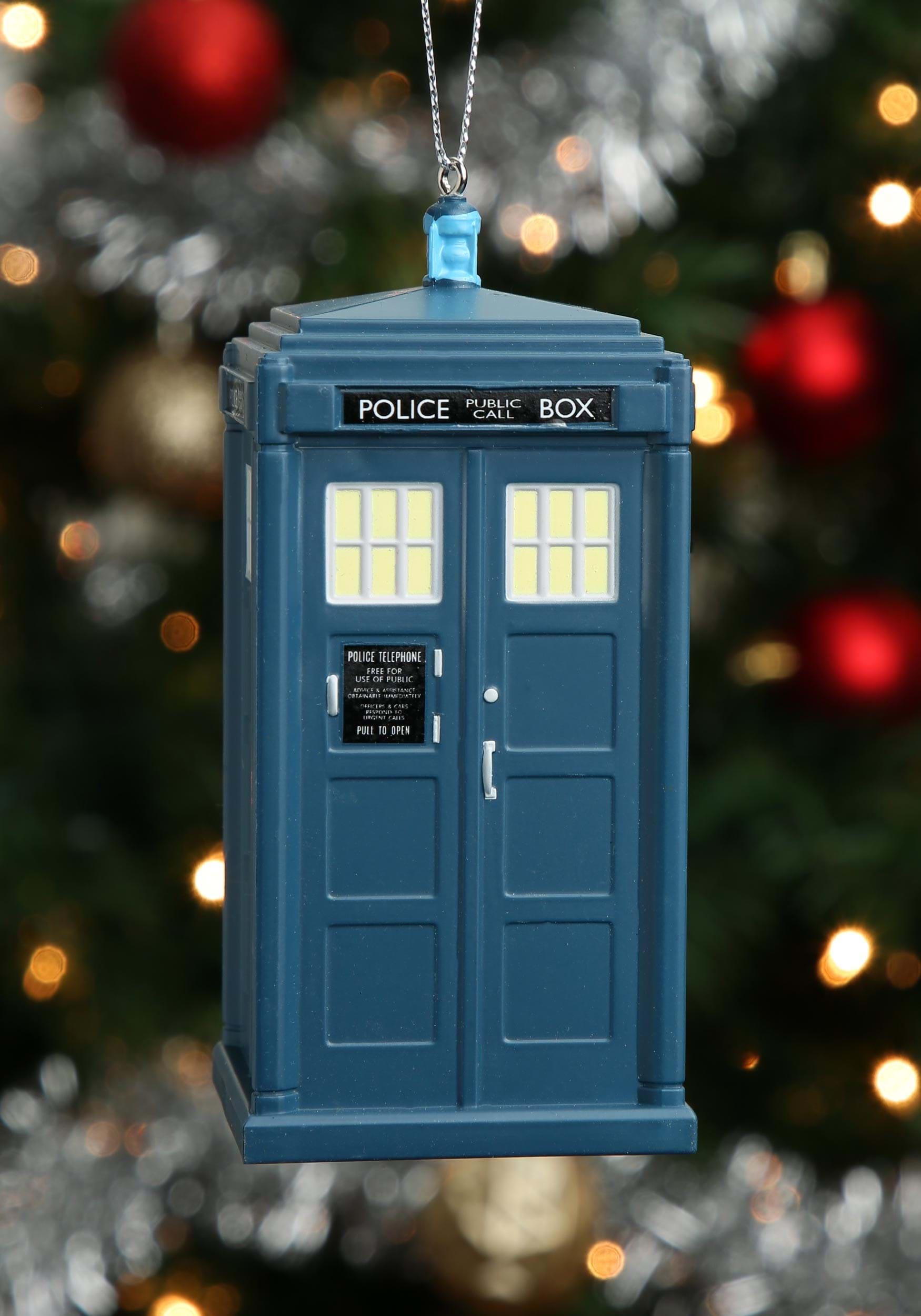 13th Doctor Doctor Who Tardis Blowmold Ornament