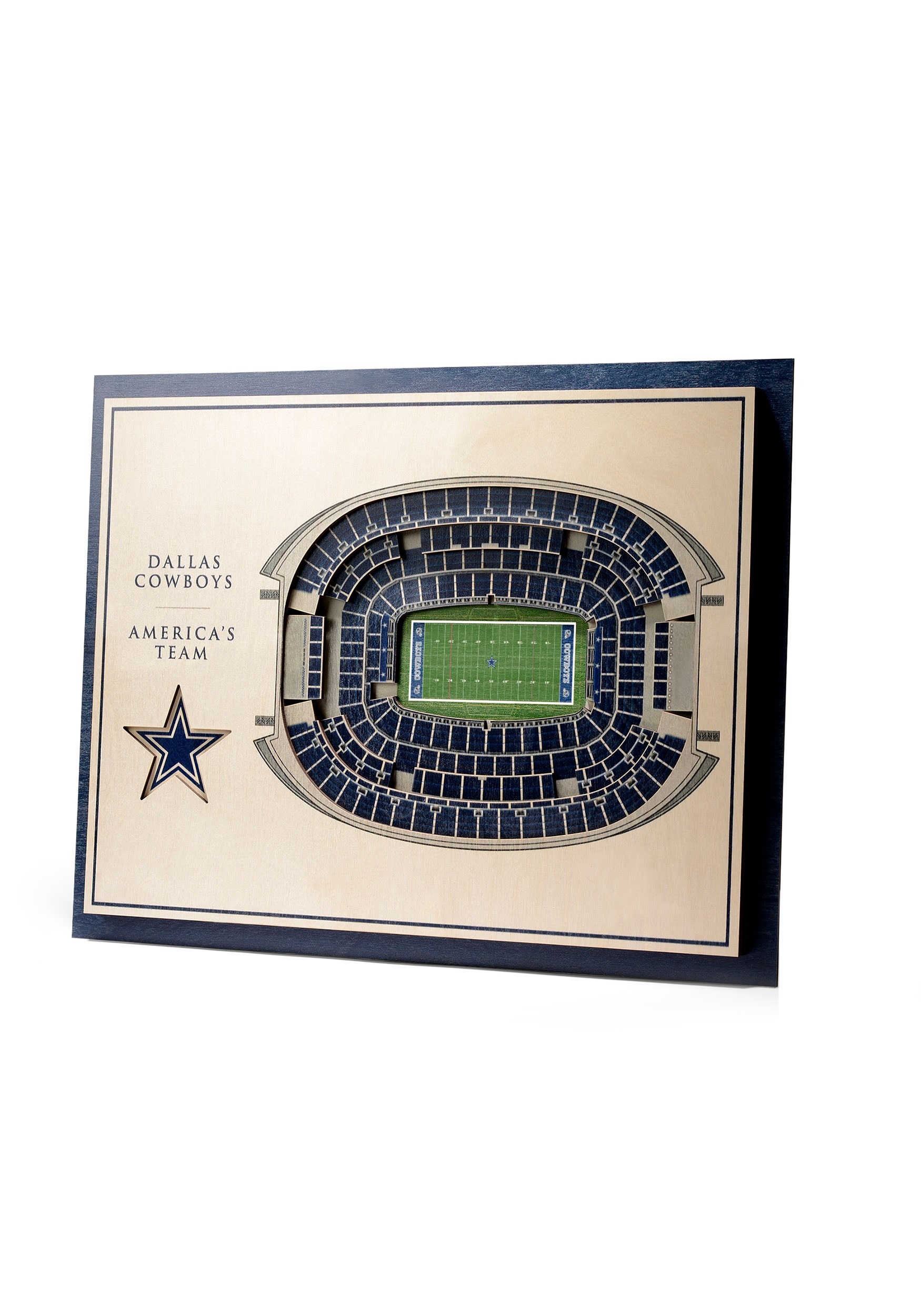 5-Layer Dallas Cowboys Stadium Wall Art