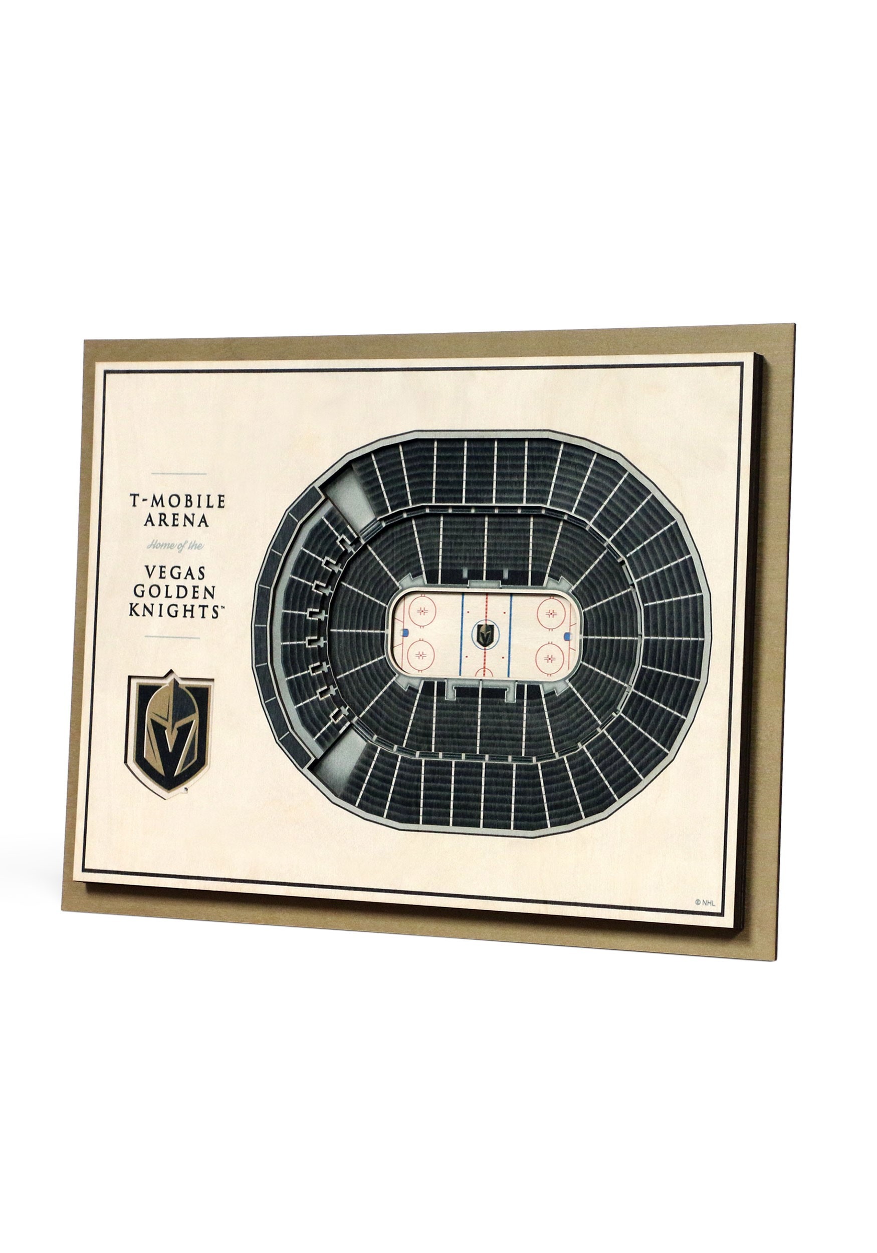 NHL Las Vegas Golden Knights 5-Layer Stadium Wall Art